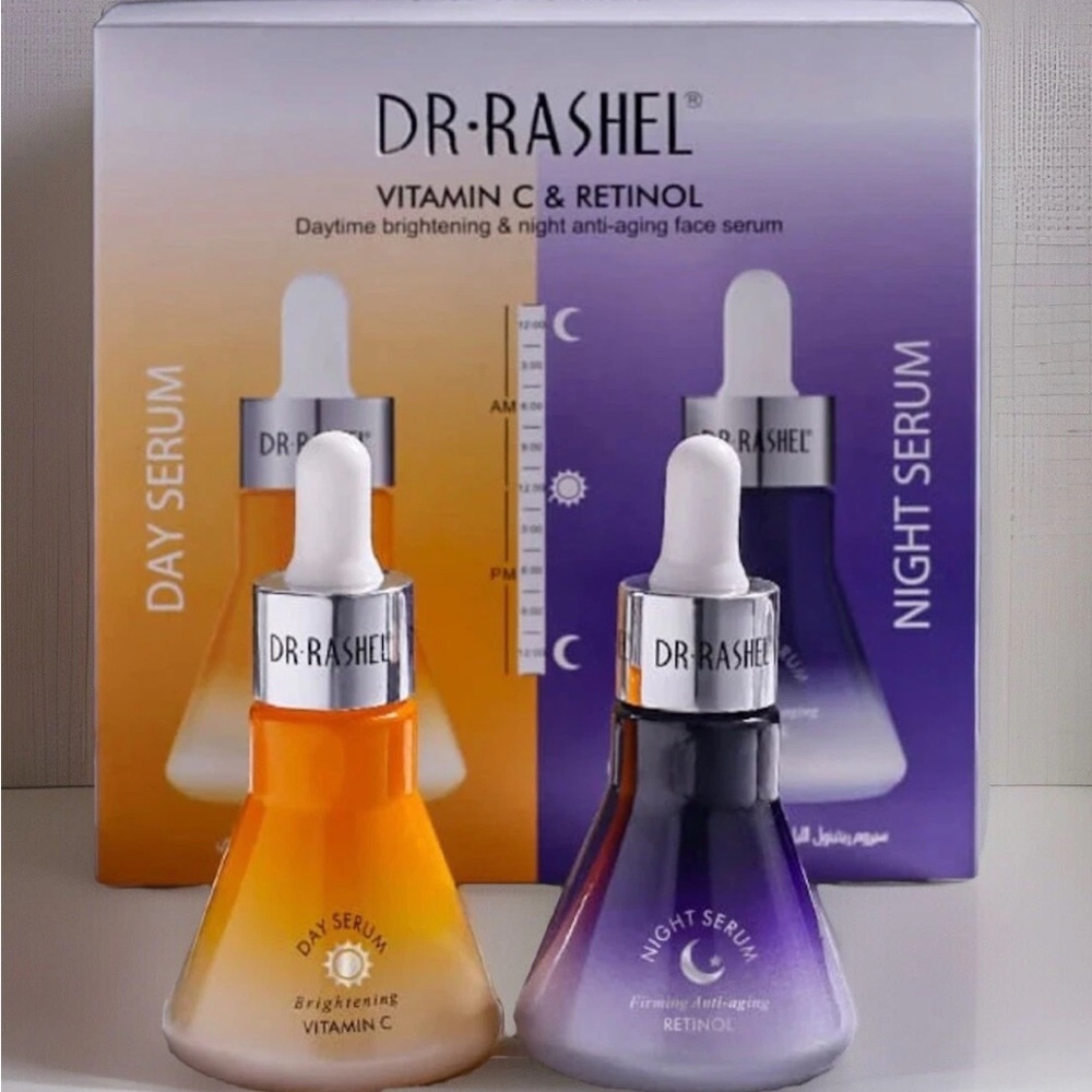 ⭐️Dr. Rashel #1 Selling Premium Formula Anti-Aging Duo Vitamin C & Retinol Serum